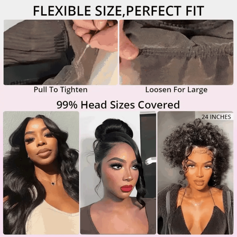 250% 18-36 Inch Invisi Strap 360 Full Lace Wig Water Deep Curly 100% Human Hair Adjustable Drawstring Hd Lace 360 Glueless Wig