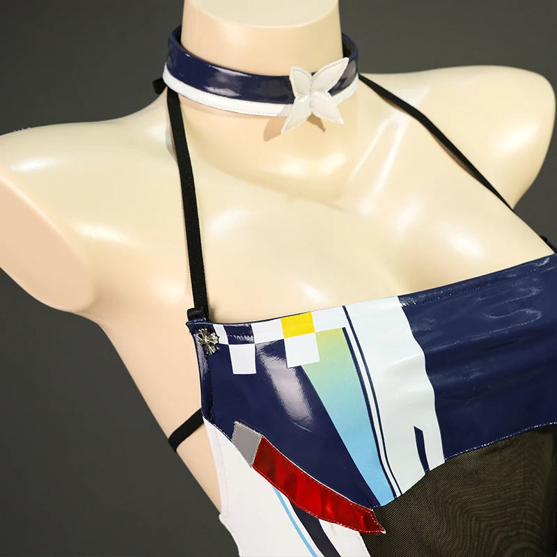 ROLECOS Game HMS IJN Shinano Race Outfits Race Queen Foxgirl Shinano Jumpsuit Women Halloween Activity Party Role Play Outfits