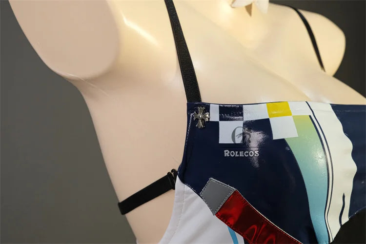 ROLECOS Game HMS IJN Shinano Race Outfits Race Queen Foxgirl Shinano Jumpsuit Women Halloween Activity Party Role Play Outfits