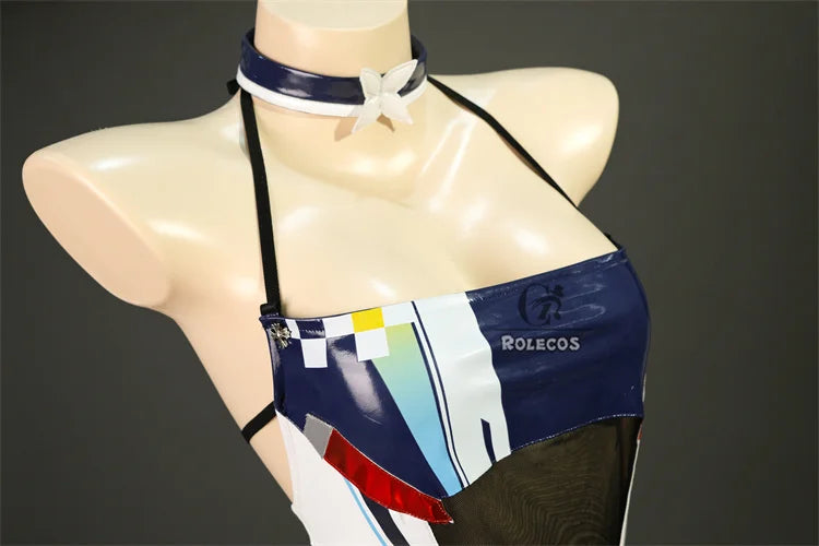 ROLECOS Game HMS IJN Shinano Race Outfits Race Queen Foxgirl Shinano Jumpsuit Women Halloween Activity Party Role Play Outfits